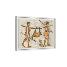 Hunter-Gatherer Mosaic: Vintage Encyclopaedia Art (1891)