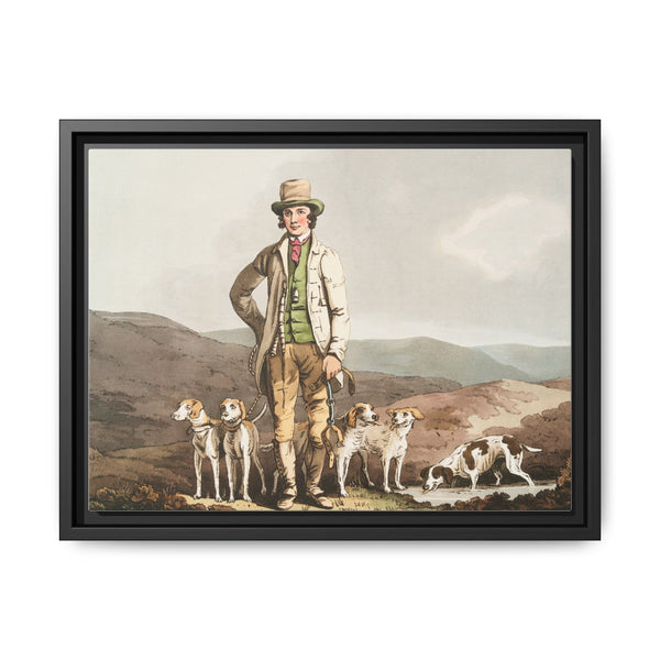 Illustration of the dog breaker from The Costume of Yorkshire (1814) by George Walker - NOMADEN ART GALLERY