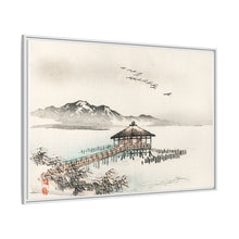 Cottage by the sea by Kōno Bairei (1844-1895)