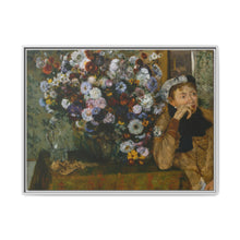 Edgar Degas's A Woman Seated beside a Vase of Flowers (Madame Paul Valpinçon?) - NOMADEN ART GALLERY