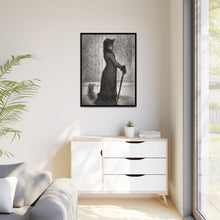 Georges Seurat's Woman Strolling (1884)