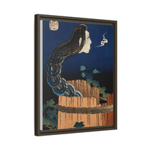 The Plate Mansion by Katsushika Hokusai (1760-1849), a traditional Japanese Ukyio-e style illustration of traditional Japanese folklore ghost, Okiku - NOMADEN ART GALLERY