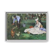 The Monet Family in Their Garden at Argenteuil (1874) by Édouard Manet - NOMADEN ART GALLERY