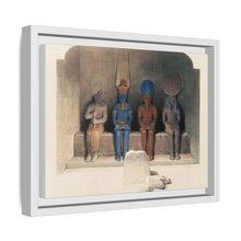 Sanctuary of the Temple of Aboo Simbel Nubia illustration by David Roberts (1796–1864)