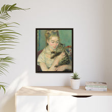 La mujer con el gato de Pierre-Auguste Renoir (c. 1875)