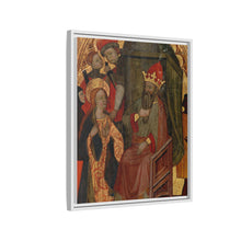 Saint Katherine of Alexandria before the Roman Emperor by Nicolás Solano