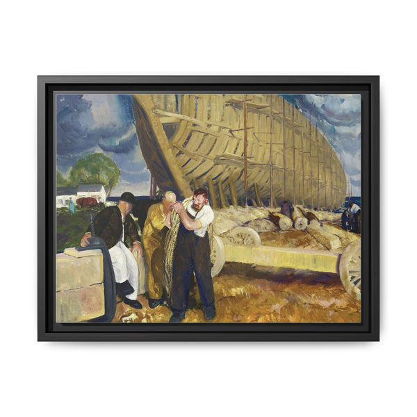 Builders of Ships (1916) by George Wesley Bellows - NOMADEN ART GALLERY