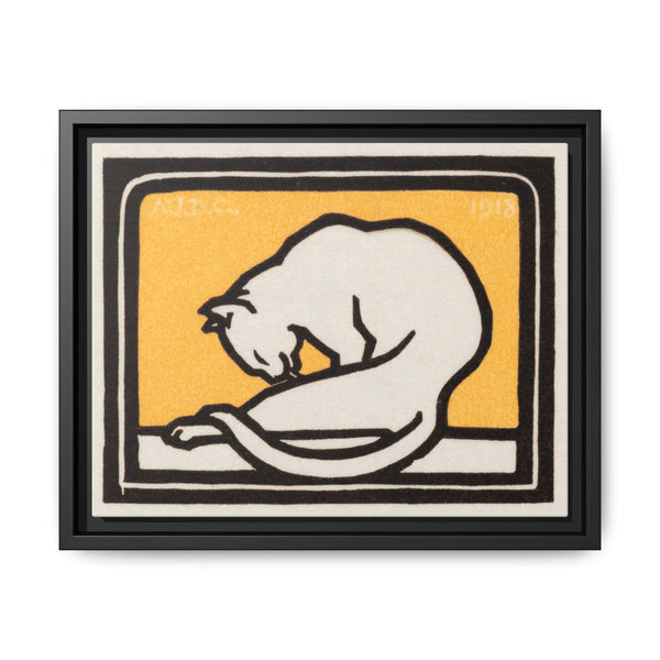 A waxing cat (1918) by Julie de Graag - NOMADEN ART GALLERY