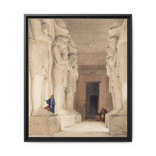 Excavated Temple of Gyrshe (Gerf Hussein) Nubia illustration by David Roberts (1796–1864) - NOMADEN ART GALLERY