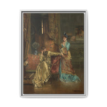 The Visit (c. 1870) by Alfred Stevens: A Glimpse into 19th-Century Elegance - NOMADEN ART GALLERY