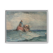 Hauling in the Nets (1887) by Winslow Homer - NOMADEN ART GALLERY
