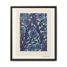 Flower pattern Art Deco stencil print in oriental style - NOMADEN ART GALLERY