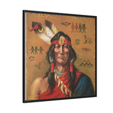 Indian chief portrait illustration