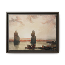 Statues of Memnon at Thebes during the inundation illustration by David Roberts (1796–1864) - NOMADEN ART GALLERY