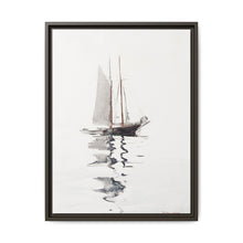 Two–masted Schooner with Dory (1894) by Winslow Homer - NOMADEN ART GALLERY