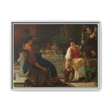 Preparations for the Festivities (The Floral Wreath) (1866) by Sir Lawrence Alma Tadema - NOMADEN ART GALLERY
