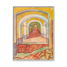 Corridor in the Asylum (1889) by Vincent Van Gogh - NOMADEN ART GALLERY