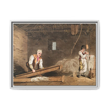 Illustration of line swinglers from The Costume of Yorkshire (1814) by George Walker - NOMADEN ART GALLERY