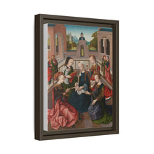 The Virgin and Child with Four Holy Virgins (c. 1495 - c. 1500) by Master of the Virgo inter Virgines
