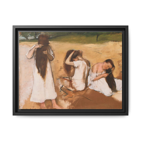 Women Combing Their Hair (ca. 1875) by Edgar Degas - NOMADEN ART GALLERY