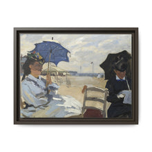 Claude Monet's The Beach at Trouville (1870) - NOMADEN ART GALLERY