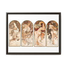 Alphonse Maria Mucha's The Seasons (1897). Famous Art Nouveau artwork - NOMADEN ART GALLERY