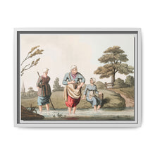 Illustration of leech finders from The Costume of Yorkshire (1814) by George Walker - NOMADEN ART GALLERY
