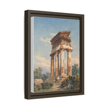 A Temple Ruin in Agrigento (c. 1825) by Carl Wilhelm Götzloff: A Classical Landscape