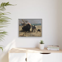 Tarring the Boat (Le Bateau goudronné) de Édouard Manet