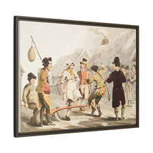 Illustration of the fool plough from The Costume of Yorkshire (1814) by George Walker