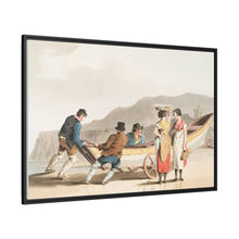 Illustration of fishermen from The Costume of Yorkshire (1814) by George Walker