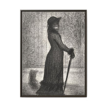 Georges Seurat's Woman Strolling (1884) - NOMADEN ART GALLERY