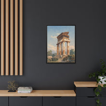 A Temple Ruin in Agrigento (c. 1825) by Carl Wilhelm Götzloff: A Classical Landscape