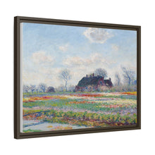 Claude Monet's Tulip Fields at Sassenheim (1886). Original from the Sterling and Francine Clark Art Institute. - NOMADEN ART GALLERY