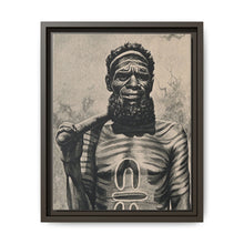 A shaman or medicine man with extensive body painting, Worgaia, Central Australia - NOMADEN ART GALLERY