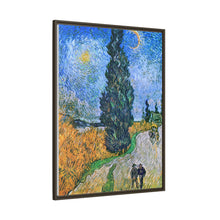 Vincent van Gogh's Road with Cypress and Star (1890) - NOMADEN ART GALLERY