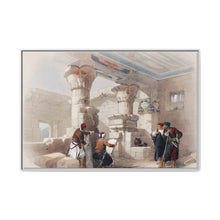 Deir el Medina (Dayr al Madinah) is an ancient Egyptian village which was home to the artisans who worked on the tombs in the Valley of the Kings illustration by David Roberts - NOMADEN ART GALLERY