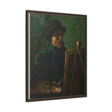Vincent van Gogh's Self-Portrait with Dark Felt Hat at the Easel (1886) - NOMADEN ART GALLERY