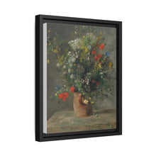 Flowers in a Vase (c. 1866) painting in high resolution by Pierre-Auguste Renoir - NOMADEN ART GALLERY