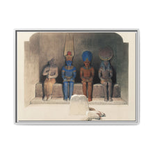Sanctuary of the Temple of Aboo Simbel Nubia illustration by David Roberts (1796–1864) - NOMADEN ART GALLERY