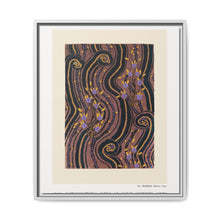 Art Deco Flower pattern pochoir print in oriental style - NOMADEN ART GALLERY