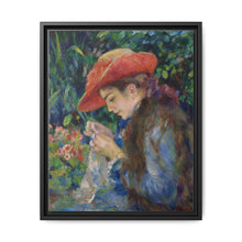 Marie-Thérèse Durand-Ruel Sewing (1882) by Pierre Auguste Renoir - NOMADEN ART GALLERY