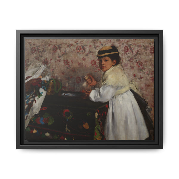 Edgar Degas's Portrait of Mlle Hortense Valpinçon (c. 1871) - NOMADEN ART GALLERY