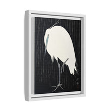 Egret in the rain (1925 - 1936) by Ohara Koson