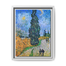 Vincent van Gogh's Road with Cypress and Star (1890) - NOMADEN ART GALLERY