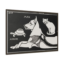 Akbar the tortoise, Max the dog and Puss the cat (1916 ) by Julie de Graag