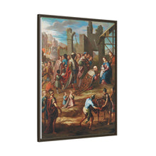 The Adoration of the Kings with Viceroy Pedro de Castro y Figueroa, Duke of La Conquista (La adoracion de los reyes con el virrey Pedro de Castro y Figueroa, duque de la Conquista) by Nicolas Enriquez.