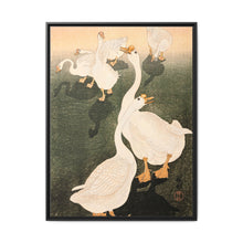 Gansos (1926) de Ohara Koson. Original del Museo de Arte del Condado de Los Ángeles.