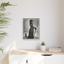 Georges Seurat's Woman Strolling (1884)