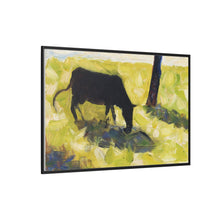 Black Cow in a Meadow (ca. 1881) by Georges Seurat